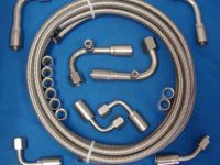 Gotta Show 343110 stainless braided AC hose kit